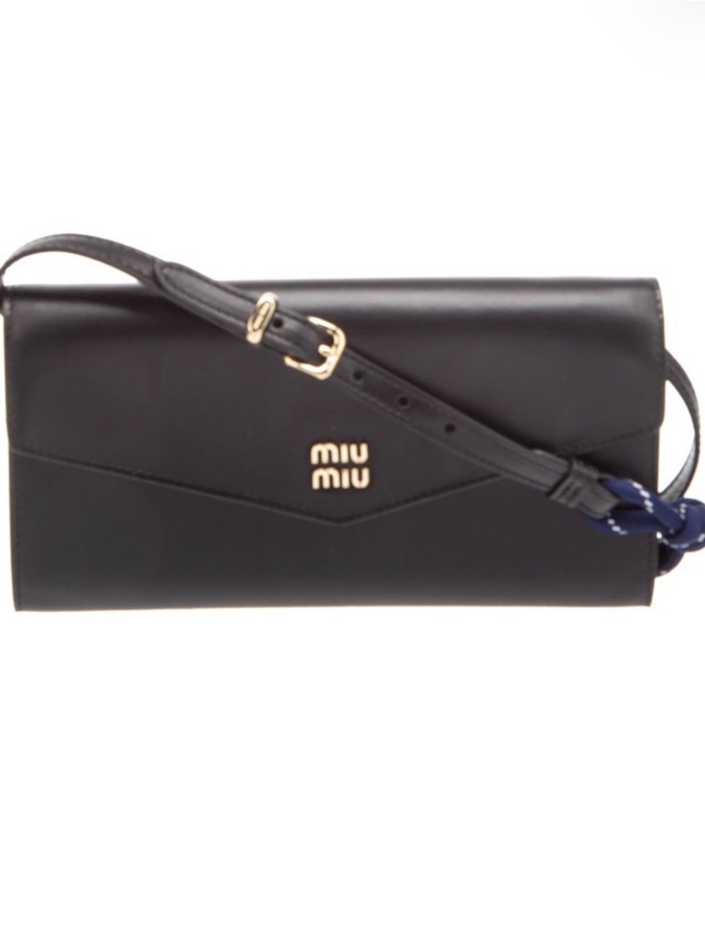 Miu Miu Black Leather Mini Bag